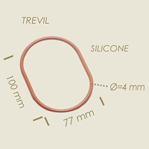 oval silicone gasket for Trevil Domina and Faber heater