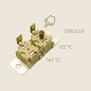 145° double ceramic automatic thermostat 185° rearmament