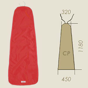 cover model CP red NOMEX A=320 B=1180 C=450