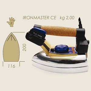 plancha electrovapor Ironmaster CE 2F Kg 2,000
