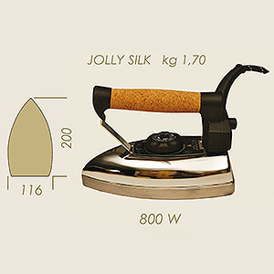 plancha sin vapor Jolly Silk 2F Kg 1,700