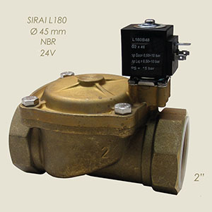 Sirai L180 2" 24 V water solenoid valve