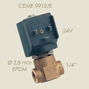 Ceme ES 9912 1/4"F 24 V solenoid valve