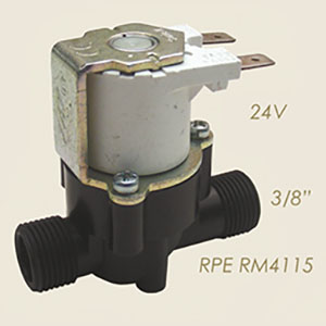 3/8"M M 24 V water solenoid valve
