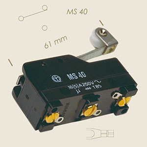 micro MS40 tige longue roulette