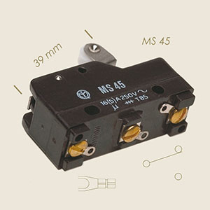 micro MS45 tige courte roulette