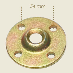 counterflange for HM press plate fixing