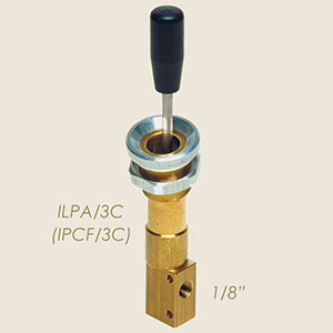 IMPA/M3C (IPCF/3C) 1/8" 3 ways lever valve