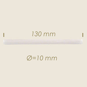 Ø 10 l=130 Wasserstandsglas mit Siebdruck
