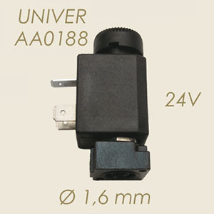 Univer AA0188 1/8" 24 V normally open solenoid valve