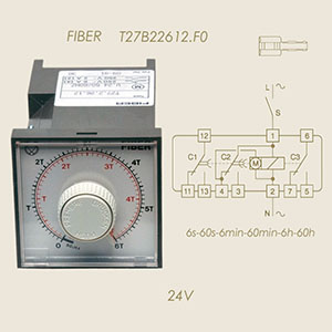 temporisateur Fiber T27.B2.26.12.FO 24 V