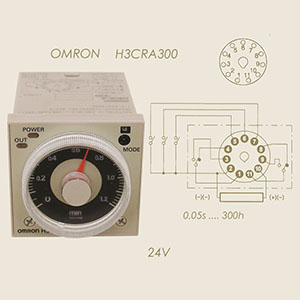 temporizador Omron H3CRA 24 V