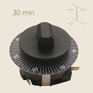 mechanical timer 30 minutes 2 open contacts 220 V
