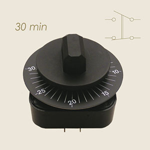 mechanical timer 30 minutes 1 closed contact and 1 open contact 220 V