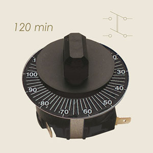 mechanical timer 120 minutes 2 open contacts 220 V