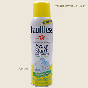 Faultless Heavy Professional Starch sizing spray 585 gr lemon scented