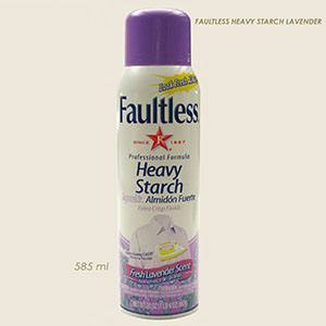 Faultless Heavy Professional Starch sizing spray 585 gr  lavender scented