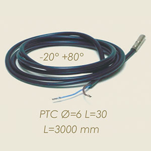 PTC probe l=3000 -20° to +80° with bulb l=30