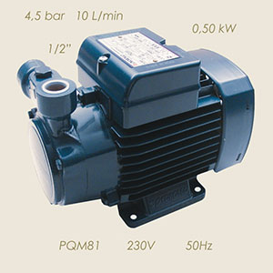 Pedrollo pump PQM81 230/1/50 1/2"-1/2"