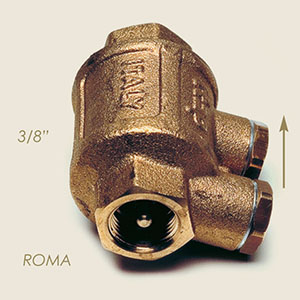 Roma 3/8" non return steam valve