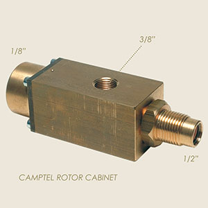 valvola vapore pneumatica 1 foro Rotor Cabinet