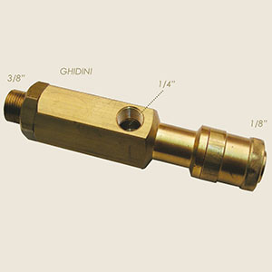 pneumatic steam valve for Ghidini table