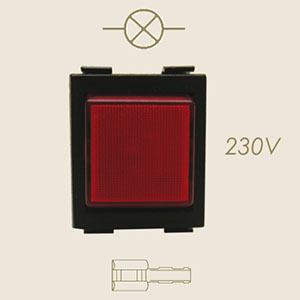 red control lamp CR2 230V