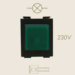 green control lamp CR2 230V