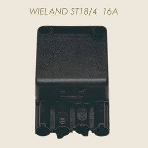 Wieland ST 18/4 15 A socket with hook