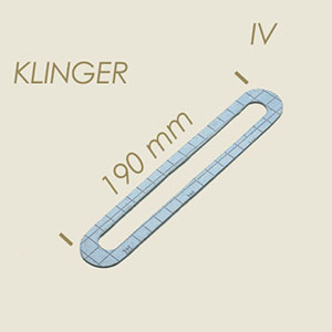 guarnizione Klinger l=190 type IV