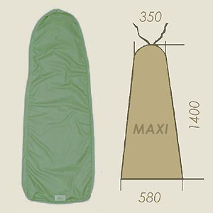 Überzug Modell MAXI grün AL A=350 B=1400 C=580