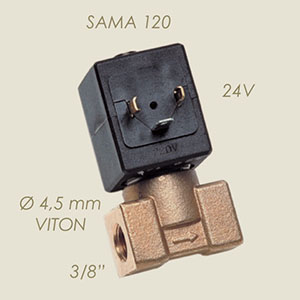 Sama 120 3/8"F F 24 V solenoid valve