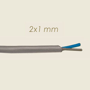 silicone electric cable 2x1