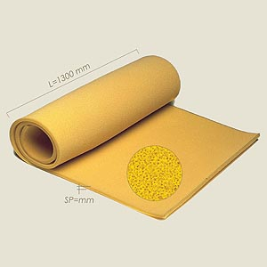 silicone schiumato giallo morbido sp=7 l=1300
