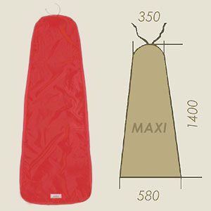 housse modèle MAXI rouge NOMEX A=350 B=1400 C=580