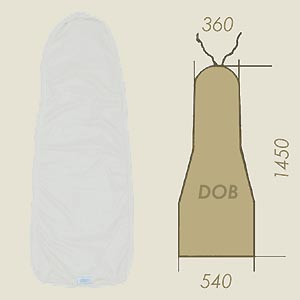 foderina modello DOB bianco IN A=360 B=1450 C=540