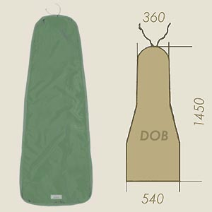Überzug Modell DOB grün SSE A=360 B=1450 C=540