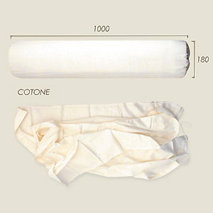 cover mangle Ø 180 l=1000 ecru COTTON