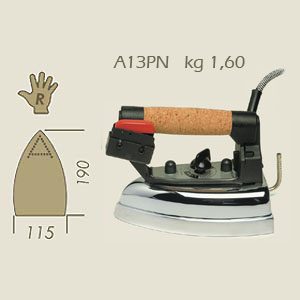 A13PN Elektrodampfbügeleisen Kg 1,600