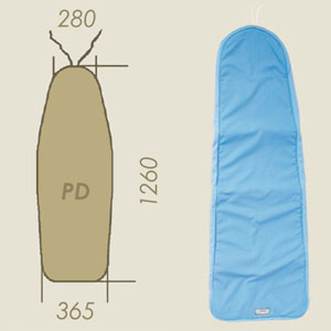 Prontotop model PD Cornali TAS sky blue SST A=280 B=1260 C=365