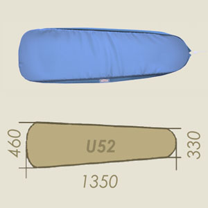 Prontotop inferior U52 azul claro A=290 B=1200 C=400