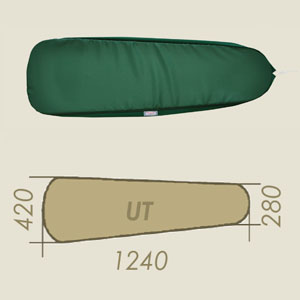 Prontotop unten UT dunkelgrün HR3 A=280 B=1240 C=420