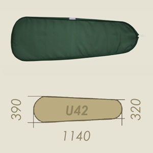 Prontotop upper U42 dark green HR3 A=320 B=1140 C=390