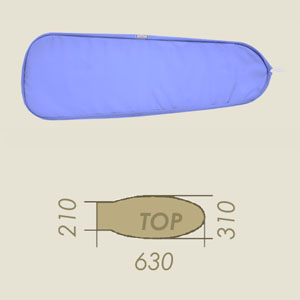 Prontotop supérieur TOP bleu clair HR3 A=310 B=630 C=210