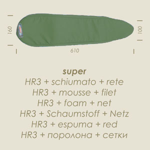 Prontotop braccio SUPER P verde HR3 610x100x160