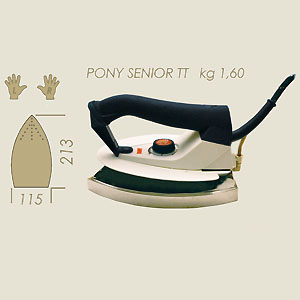 plancha electrovapor PONY Senior TT Kg 1,600