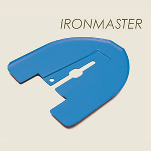 placa protección vapor metal azul plancha Ironmaster 2F