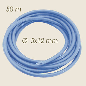 tubo vapor silicona revestimiento silicona azul 5x12