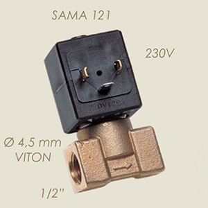 Sama 121 1/2"F F 220 V solenoid valve