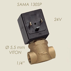 Sama 130/N 1/4"II II 24 V Ø 5,5 Magnetventil